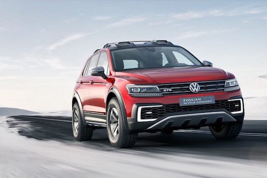 Tiguan doet stoer