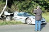 Ouch… Beautiful Ferrari F50 crashes in England