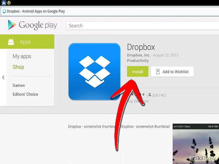 Image titled Access Dropbox on a Mobile Device Step 6