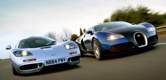 McLaren F1 vs Bugatti Veyron