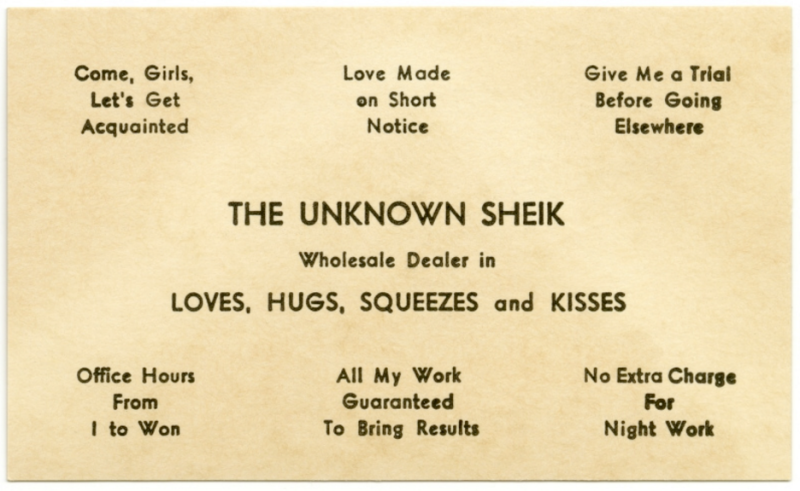 Young People Used These Absurd Little Cards to Get Laid in the 19th Century