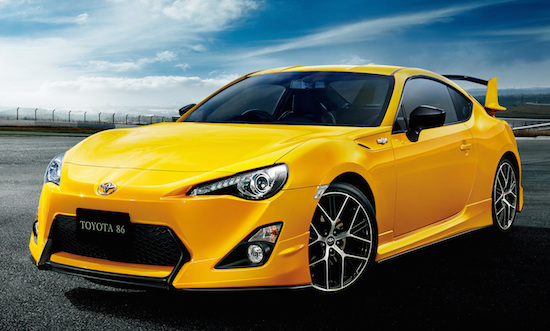 Toyota GT86 Yellow Limited: geler wordt het niet