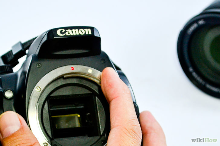 Image titled Attach a Camera Lens to a Canon Step 2