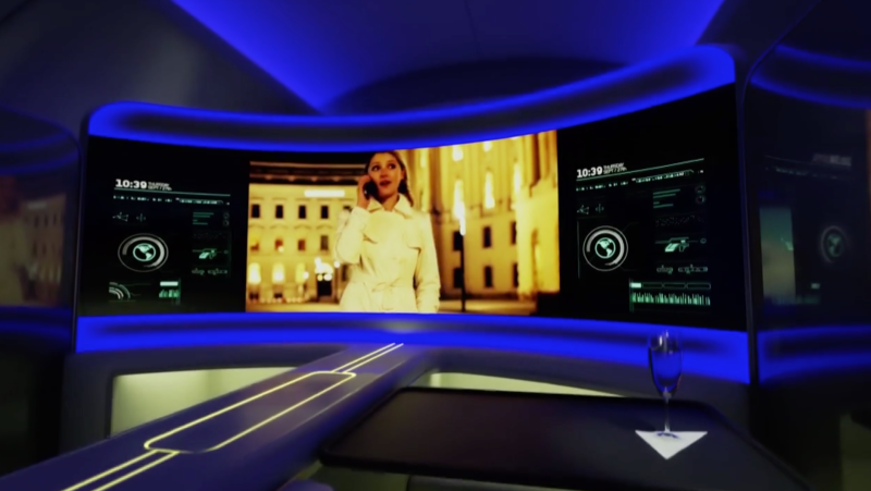 Boeing Wants to Turn the Interiors of Its Planes Into Giant Screens