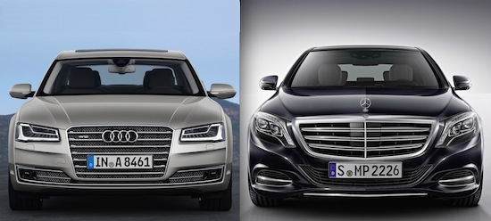 Audi A8 W12 vs Mercedes S600 Lang