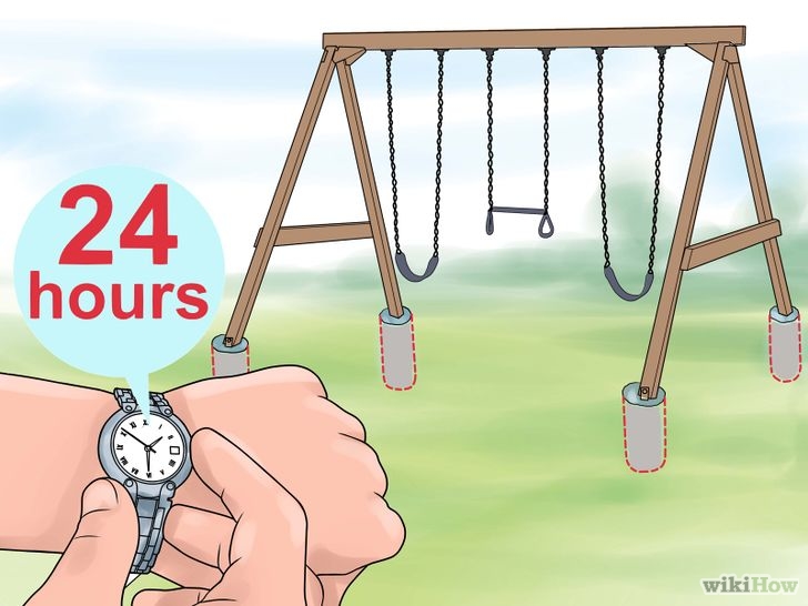 Image titled Anchor a Swing Set Step 6
