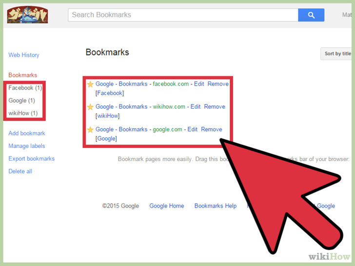 Image titled Access Bookmarks on Google Chrome Step 11
