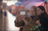 Trio smartphones sågs på en pr-video Nokia