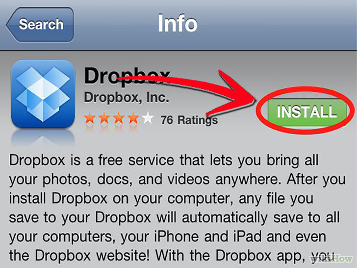 Image titled Access Dropbox on a Mobile Device Step 4