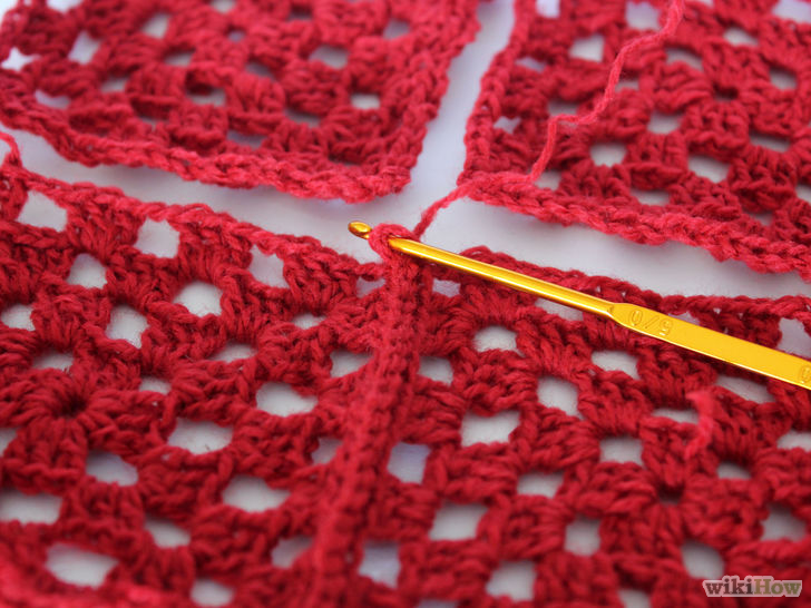 Image titled Attach Granny Squares Step 6