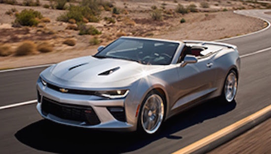 Gelekt: de nieuwe Chevrolet Camaro cabrio