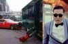 Psy crashes Rolls-Royce Ghost, escape in Porsche