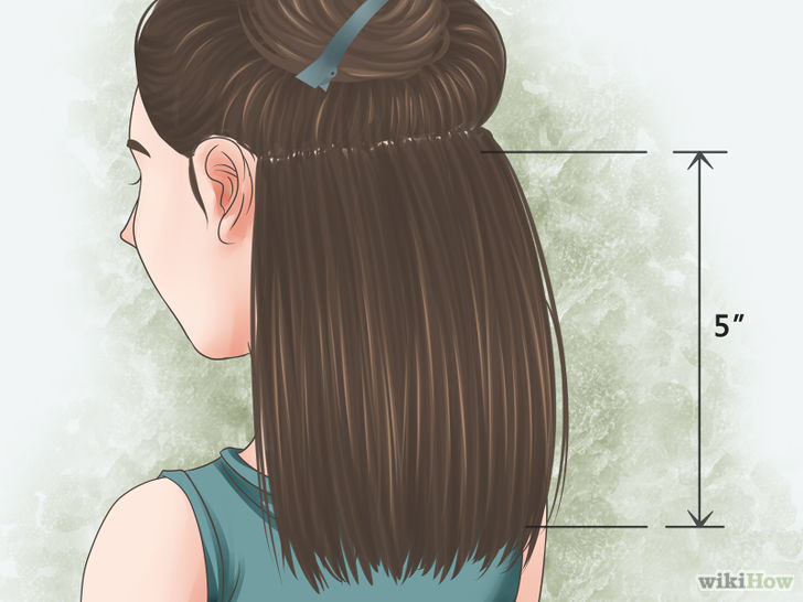 Image titled Apply Hot Fusion Hair Extensions Step 1
