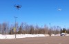 Dette Drone Fanger Annet Ved å Skyte en Netto Rett på Det