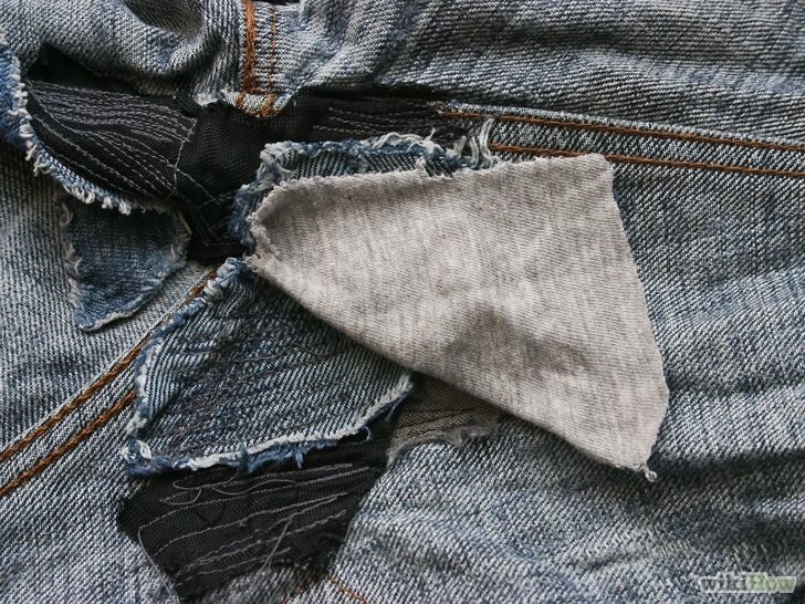 Image titled Apply a Cut Out Fabric Patch to Jeans Step 7