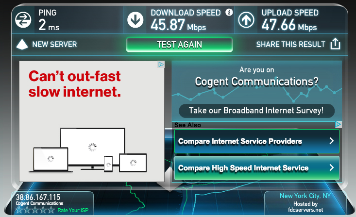 NYC's New Public Wifi Is Obscenely Fast
