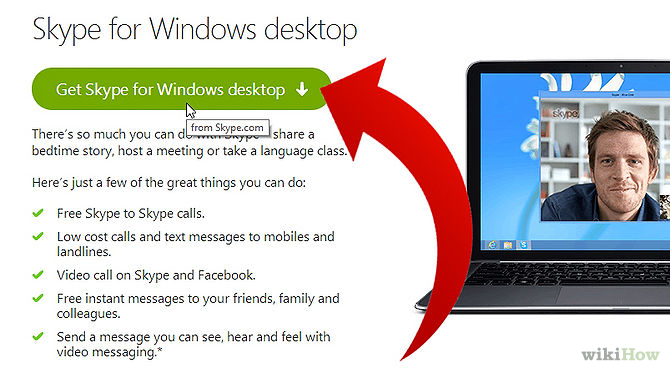 Image titled Access Entertainment and Information Services With Skype Step 1