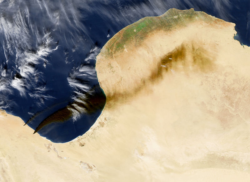 This Is What the ISIS Offensive Looks Like From Space