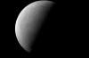 Een Half Verlichte Enceladus Ziet Er Prachtig Uit In Deze Laatste Beeld Van Cassini