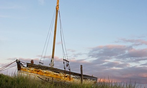 The Graveyard of Lost Species cockle boat.