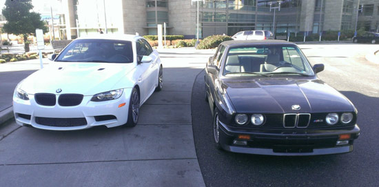 BMW E30 en E93 M3 Cabrio