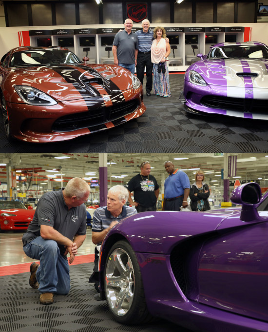 Een Viper in Milka-koe paars