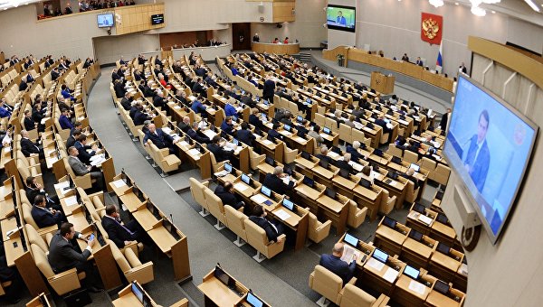 Пленарное заседание Госдумы РФ. Архивное фото