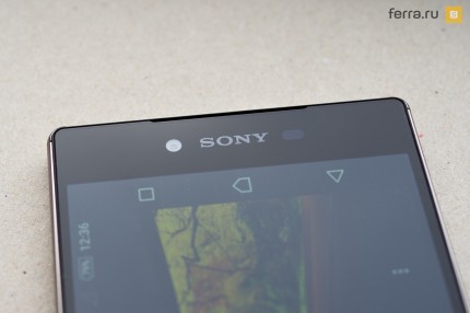 Верх лицевой панели Sony Xperia Z5 Premium