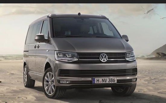 Volkswagen onthult de Transporter T6 California