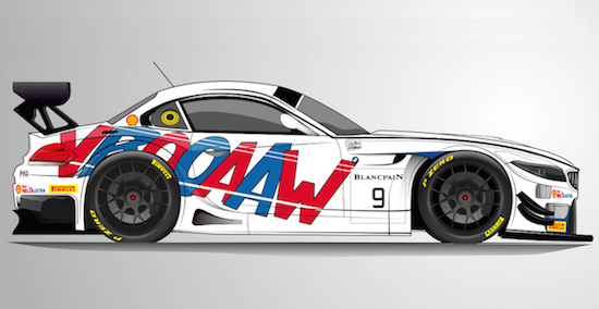 BMW Z4 GT3 is een hommage aan Michel Vaillant