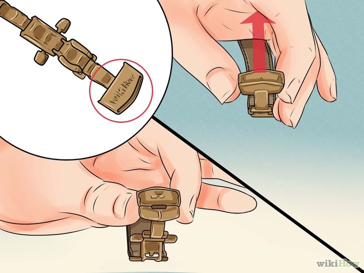 Image titled Adjust a Deployment Clasp Step 2