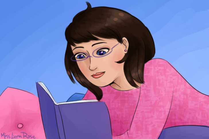 Image titled Young Woman Reads.png