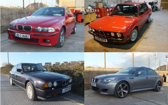Vier generaties BMW M5