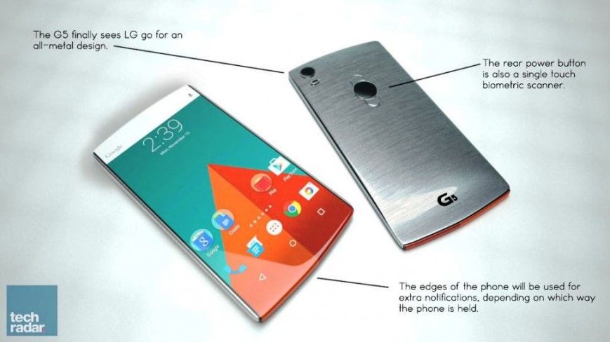 Не известно, как точно будет выглядеть LG G5, но металлический корпус покупателям гарантирован