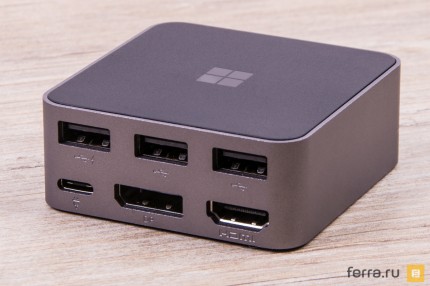 Разъёмов в Microsoft Display Dock больше, чем у многих нуотбуков