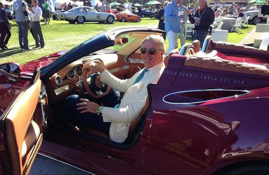 Victor Muller in een B6 Spyder