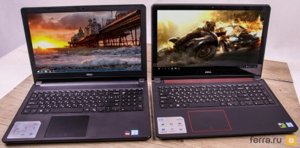 Слева направо: Dell Inspiron 5559 и 7559