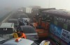 Wreaked havoc after mega pile-up in Korea [video]