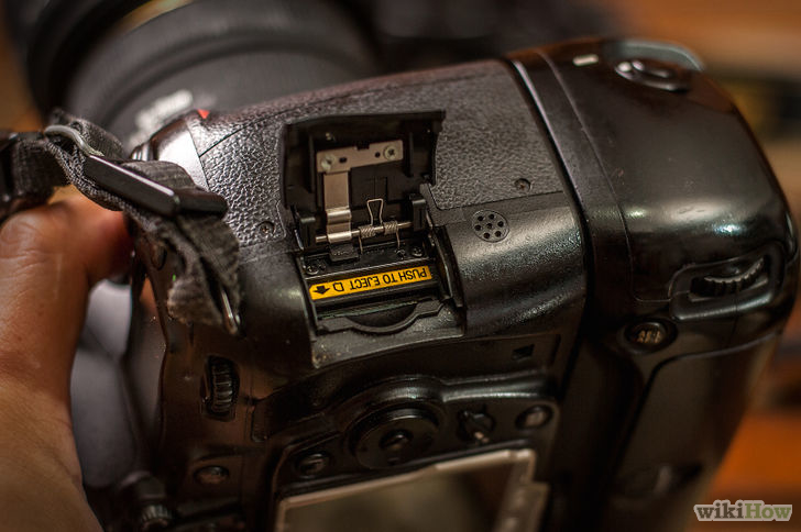 Image titled Add Memory to a Digital Camera Step 1