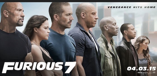 Furious 7 is de titel van de nieuwste Fast & Furious-film