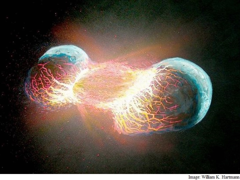 Earth's Head-On Collision With Forming Planet Gave Birth to Moon: Study