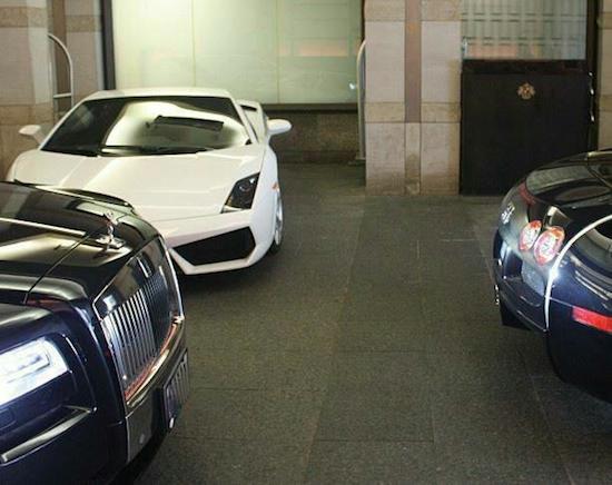 WWitte Gallardo + Rolls-Royce Ghost + Bugatti Veyron