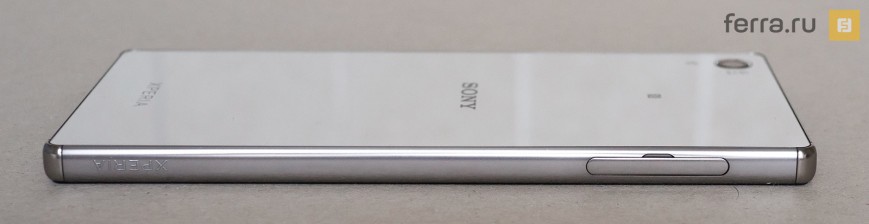 Левая боковая грань корпуса Sony Xperia Z5 Premium