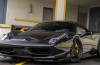 Black Ferrari 458 Italia is the lord of darkness