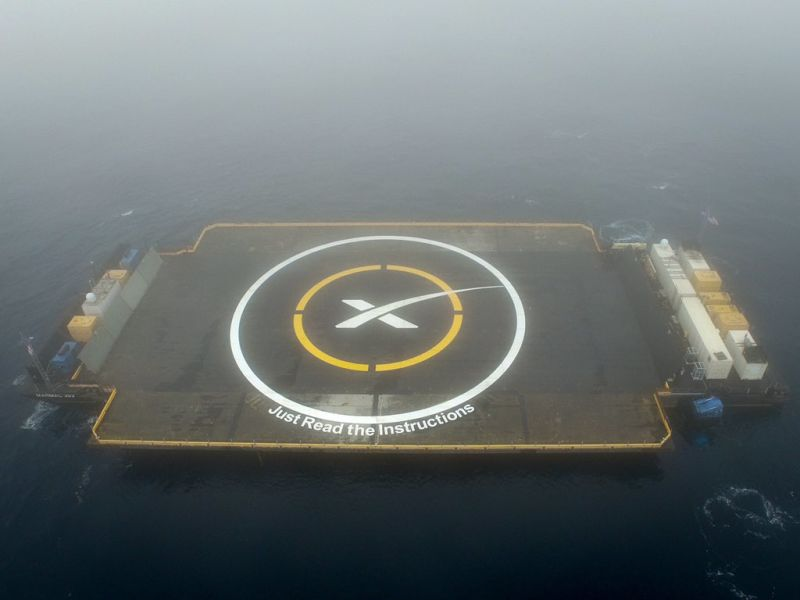 SpaceX's Falcon 9 Rocket Didn't Quite Stick Its Barge Landing