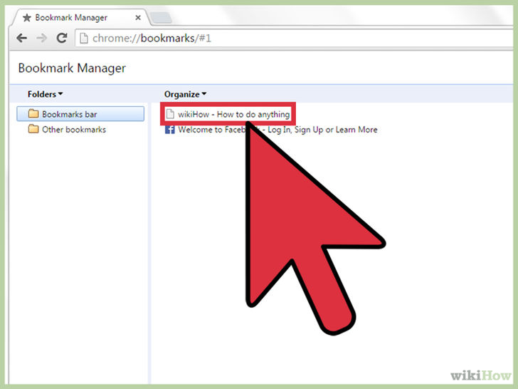 Image titled Access Bookmarks on Google Chrome Step 4
