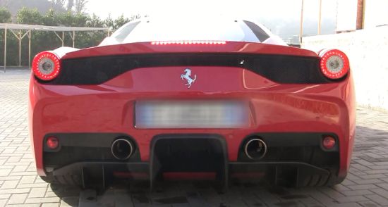 Ferrari 458 Speciale sound