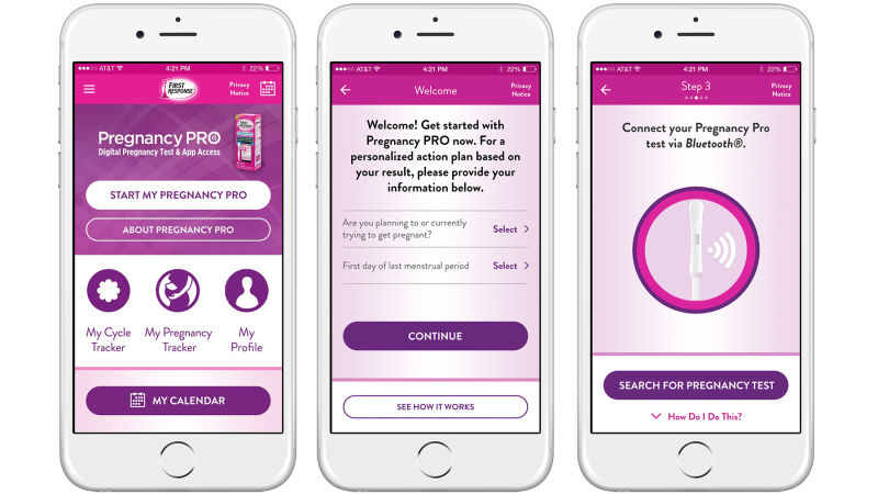 If Positive, the First Bluetooth Pregnancy Test Gives Important Advice on What to do Next