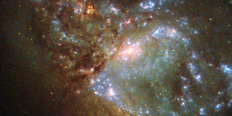 This Is What Two Galaxies Look Like When They Merge Together As One