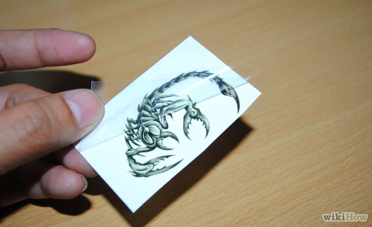 Image titled Apply and Remove an Om Tattoo Step 3